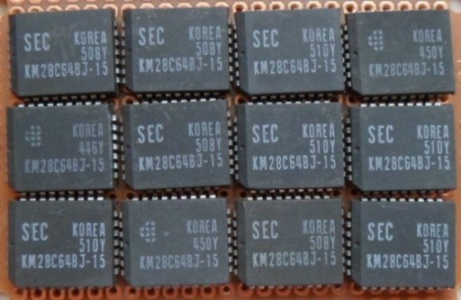 Zdjęcie oferty: KM28C64BJ-15 28C64 EEPROM 64kbit SAMSUNG PLCC32
