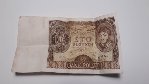 Zdjęcie oferty: Banknot 100 Złotych 1934