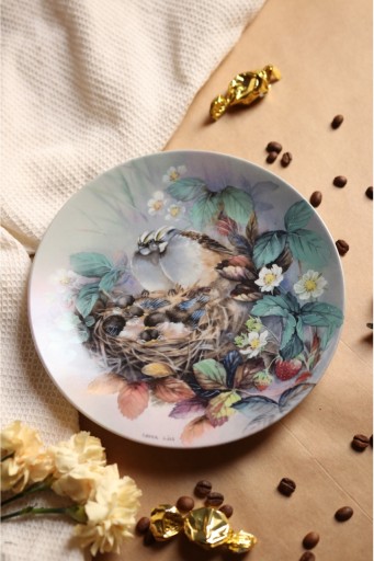 Zdjęcie oferty: Talerz ozdobny Lena Liu George ptaki porcelana