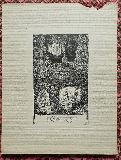 Zdjęcie oferty: Rudolf Schäfer grafika z 1905r.