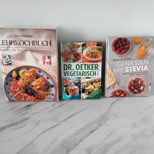 Zdjęcie oferty: 3 x książki kucharskie w jezyku niemieckim