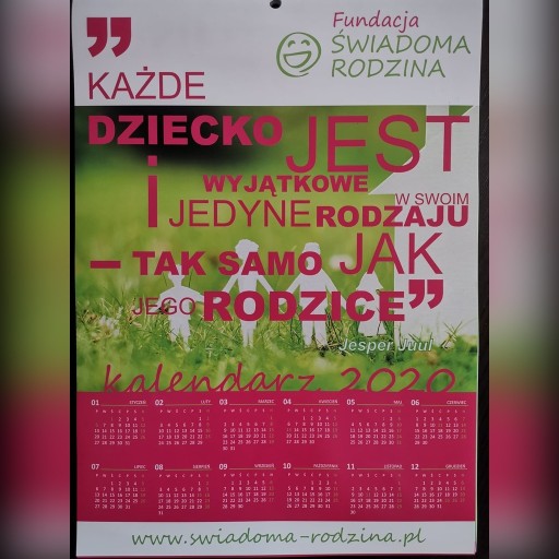 Zdjęcie oferty: Kalendarz 2020 "(Nie)pełnosprawni jakże fajni!" 