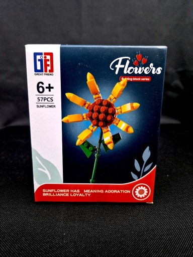 Zdjęcie oferty: Klocki Plastikowe w Kształcie Kwiatów Słonecznik