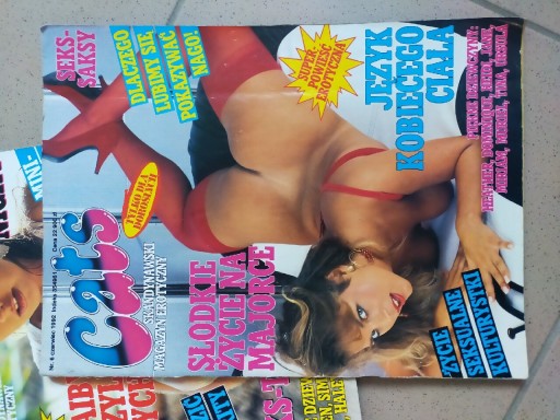 Zdjęcie oferty:  czasopismo erotyczne cats cały rocznik 