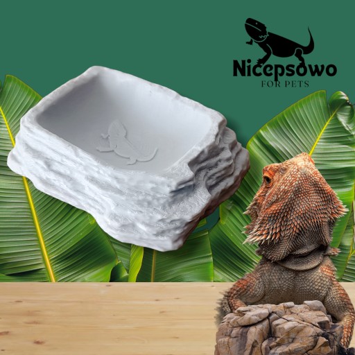 Zdjęcie oferty: Basen dla gadów narożny, terrarium, Gady, miska