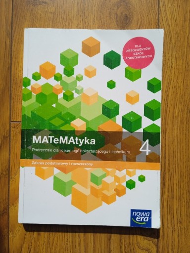 Zdjęcie oferty: Matematyka 4, Nowa Era zakres rozszerzony