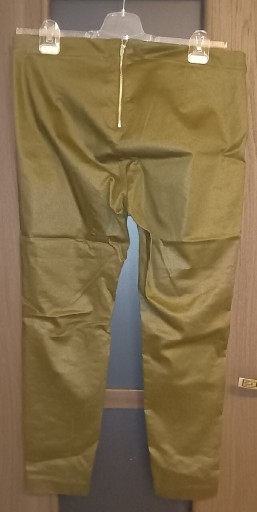 Zdjęcie oferty: Spodnie cygaretki H&M imitacja skóry, woskowane
