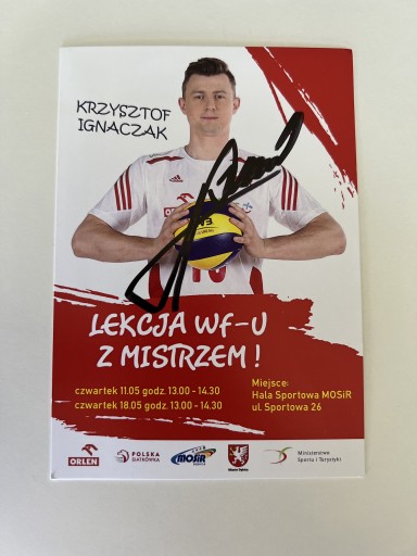 Zdjęcie oferty: Autograf Krzysztof Ignaczak