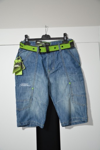 Zdjęcie oferty: No Fear nowe spodenki jeansowe dziecięce 158