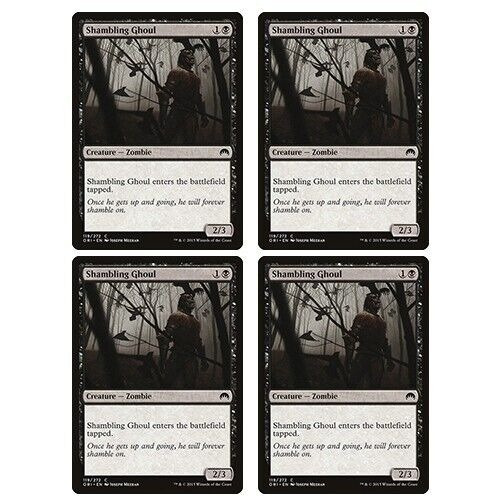 Zdjęcie oferty: MTG 4x  Shambling Ghoul