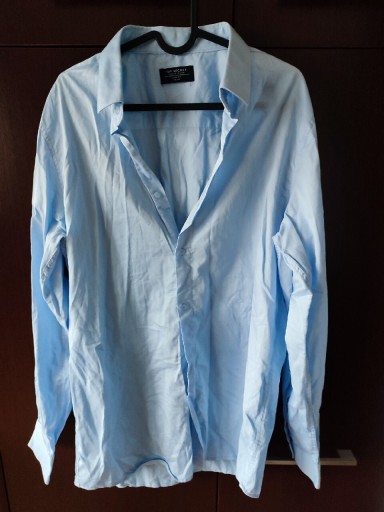 Zdjęcie oferty: Top Secret, męska, używana koszula, błękit, 44/45
