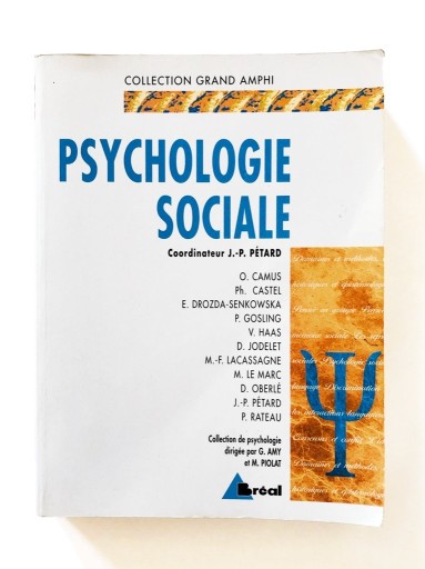 Zdjęcie oferty: Psychologie Sociale - J. P. Petard