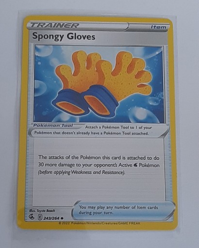 Zdjęcie oferty: Karta Pokemon Spongy Gloves 