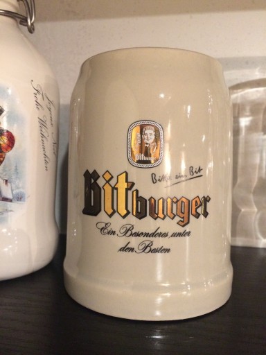 Zdjęcie oferty: Bitburger - ceramiczny kufel na piwo