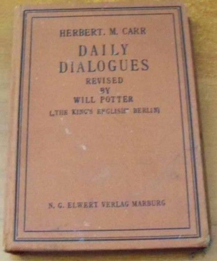 Zdjęcie oferty: Daily Dialogues 1939r. Herbert. M. Carr 