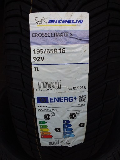 Zdjęcie oferty: Opony Michelin CrossClimate 2 195/65 R16 92 V