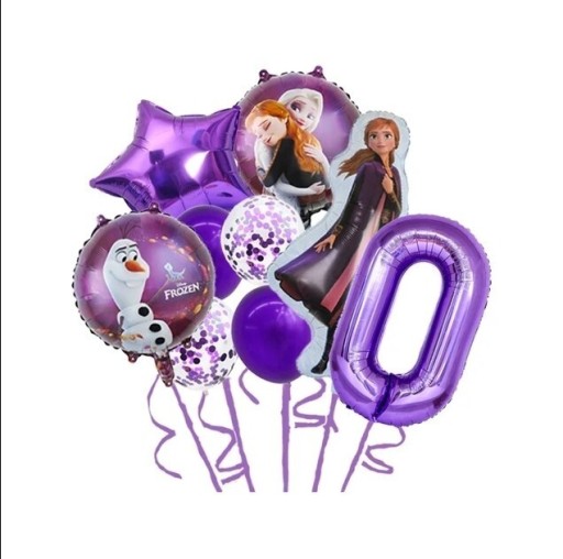 Zdjęcie oferty: Zestaw balonów Elza cyfra urodziny KRAINA LODU