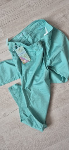 Zdjęcie oferty: < WYPRZEDAŻ > UROCZE TURKUSOWE SPODNIE  M/L NOWE