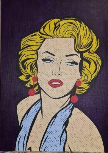 Zdjęcie oferty: Marilyn Monroe, obraz na płótnie 50x70 cm