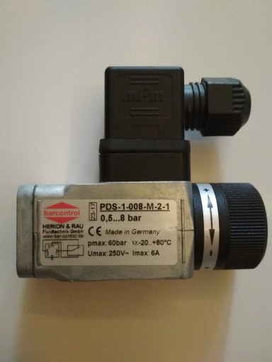 Zdjęcie oferty: Przekaźnik ciśnienia PDS-1-008-M-2-1  HERION & RAU