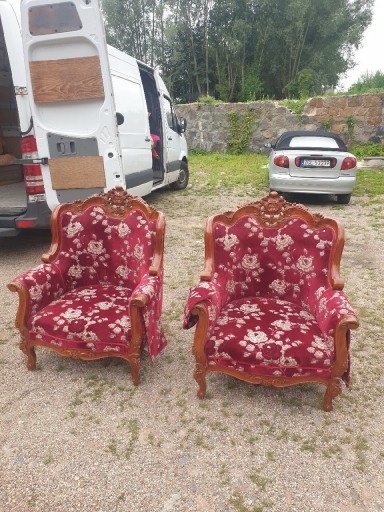 Zdjęcie oferty: Sofa plus dwa fotele w stylu ludwikowskim