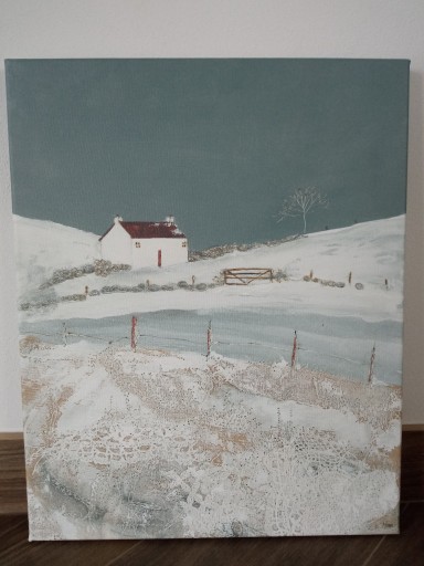 Zdjęcie oferty: obraz Louise O'Hara 'One Winter's Night'