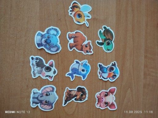 Zdjęcie oferty: Naklejki zwierzątka (3)