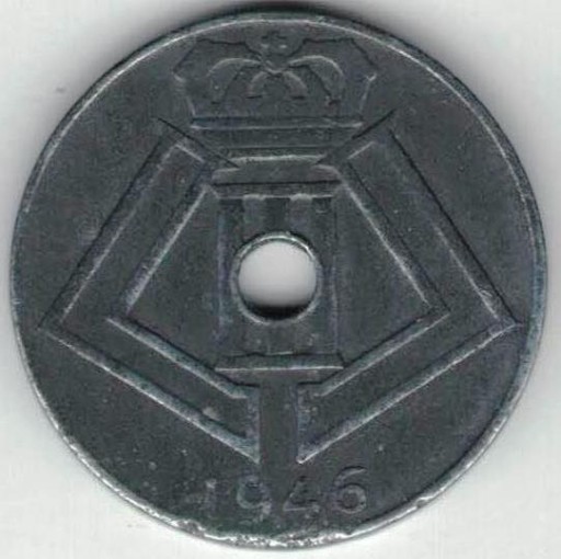 Zdjęcie oferty: Belgia 10 centymów centimes 1946 E-Q 22 mm nr 3