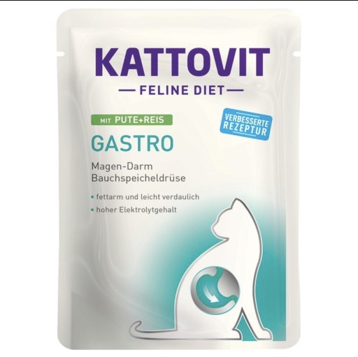 Zdjęcie oferty: Karma mokra dla kota Kattovit Gastro w saszetkach 