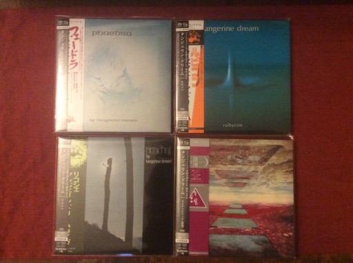 Zdjęcie oferty: 4 x japan Sacd-Shm Tangerine Dream