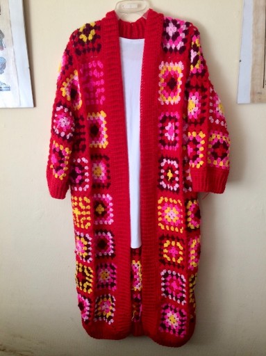 Zdjęcie oferty: Kardigan, sweter damski handmade One Size Oversize