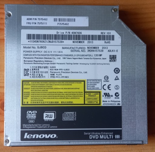 Zdjęcie oferty: Nagrywarka DVD Lenovo UJ8C0