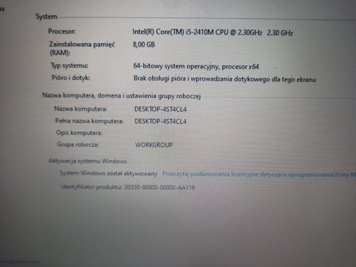 Zdjęcie oferty: HP Probook 6460b do naprawy lub na części