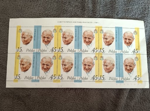 Zdjęcie oferty: Blok III wizyta Papieża Jana Pawła II w Polsce 
