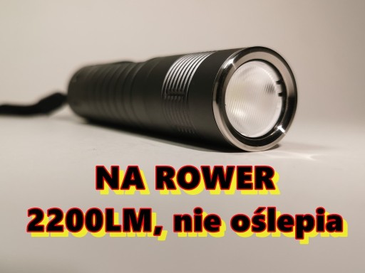 Zdjęcie oferty: Latarka na rower lub spacer, 2200LM piękna wydajna