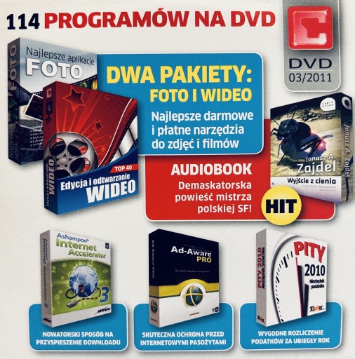Zdjęcie oferty: Chip 03/2011 - DVD 114 programów