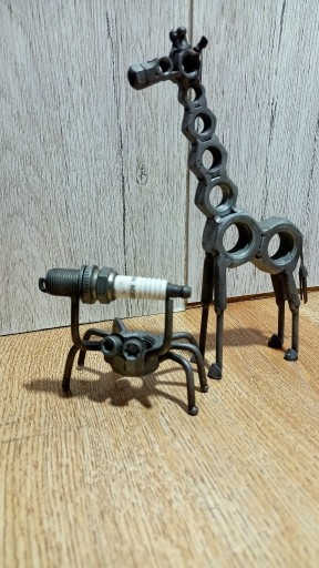 Zdjęcie oferty: Żyrafa Figurka Metaloplastyka Coś z Niczego