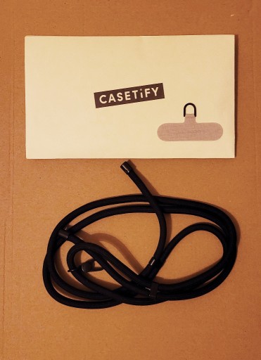 Zdjęcie oferty: CASETIFY Rope Phone Strap with Card - Black