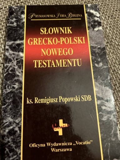 Zdjęcie oferty: Słownik grecko-polski Nowego Testamentu