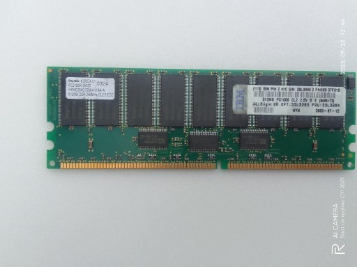 Zdjęcie oferty: IBM 512MB DDR-266 PC2100 ECC Hynix – oryginalne oznaczenia IBM