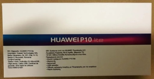 Zdjęcie oferty: Pudełko od Huawei P10 Lite–ORYGINAŁ!!! Karta Gwar.