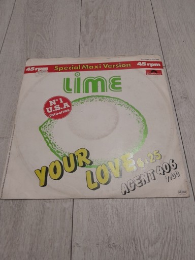 Zdjęcie oferty: PŁYTA WINYLOWA WINYL LIME YOUR LOVE MAXI VERSION