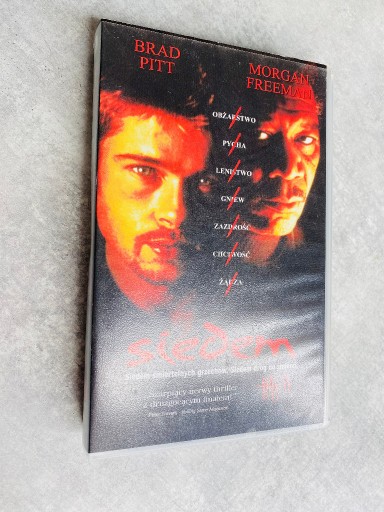 Zdjęcie oferty: SIEDEM Fincher PITT Freeman VHS + gratis