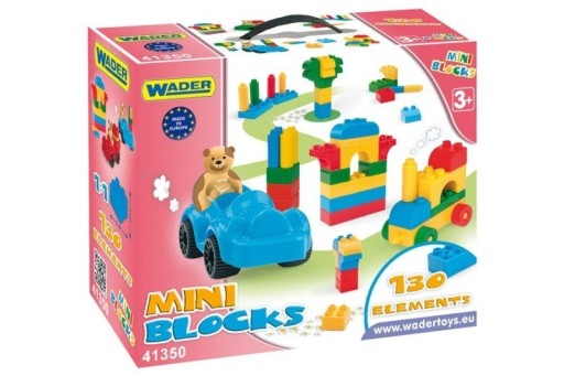 Zdjęcie oferty: WADER 41350 KLOCKI KONSTRUKCYJNE MINI BLOCKS 130EL