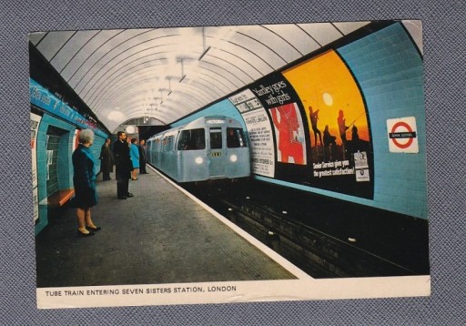 Zdjęcie oferty: 122 Londyn metro pociąg pocztówka