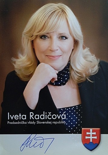 Zdjęcie oferty: Iveta Radičová - Premier Słowacji - autograf