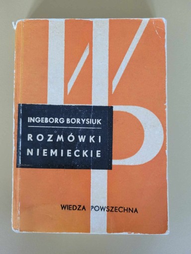 Zdjęcie oferty: Rozmówki niemieckie Ingeborg Borysiuk 1972