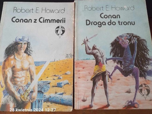 Zdjęcie oferty: Conan z Cimmerii + Droga do tronu Robert E. Howard