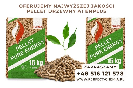 Zdjęcie oferty: Pellet Pure Energy drzewny Rurex EN Plus A1