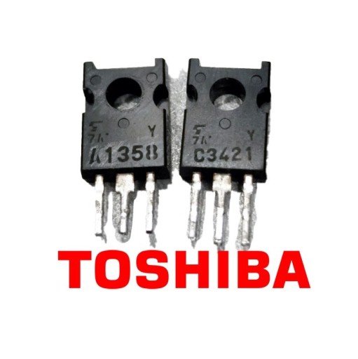 Zdjęcie oferty: Toshiba 2SC3421 / 2SA1358 oryg. wylut. parowane